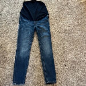 Madewell maternity jeans, skinny fit